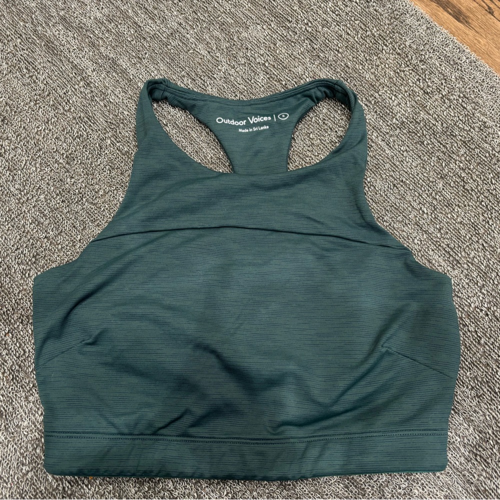 Outdoor Voices, high neck bra, EUC